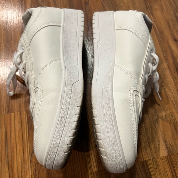 Wild Diva White Sneakers with Perforated Design - Picture 2 of 6